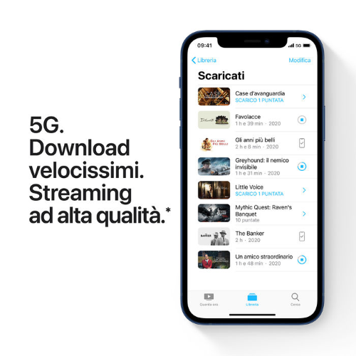 APPLE IPHONE 12 256GB BLUE - USATO (GRADO A/A+)  BATTERIA +80%